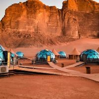 Camping-site-at-Wadi-Rum-