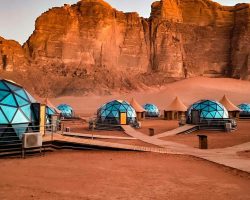 Camping-site-at-Wadi-Rum-